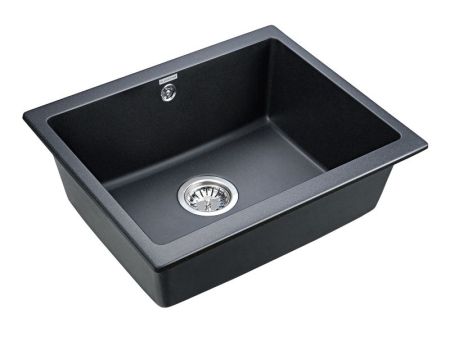 Кухонная мойка Paulmark Gera 55 PM205546-BLM Черный металлик, артикул PM205546-BLM