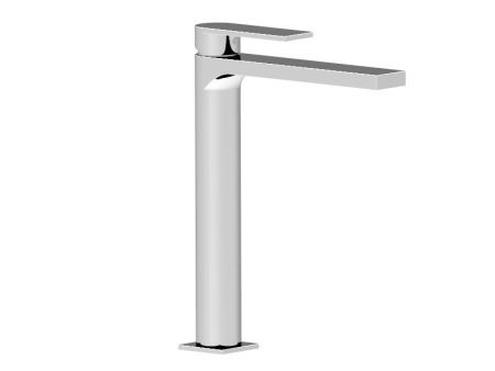 AQG Alpha, высокий однорычажный смеситель для раковины без донного клапана, цвет хром, артикул 01ALP120CR