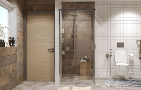 Душевой уголок Ambassador Queen 11011105-MA1, квадратный, точечный трап, 100х100, артикул 11011105-MA1