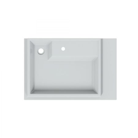 Раковина над стиральной машиной "Юпитер 750*500" левый, ш/гл без кронштейнов, артикул 900137