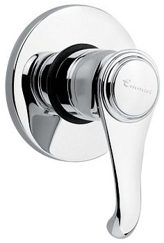 Emmevi Tiffany, встраиваемый в стену однорычажный смеситель для душа, цвет хром/золото