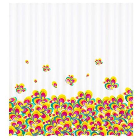 Штора для ванны WasserKRAFT Leine SC-50101 Цветы, артикул SC-50101