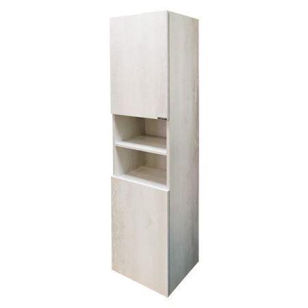 Шкаф пенал Comforty Верона 35 4137140 подвесной Дуб белый, артикул 4137140