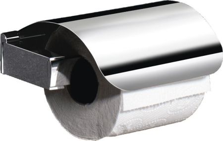 Gedy G-Kent, бумагодержатель с крышкой, цвет хром, артикул 5525(13)