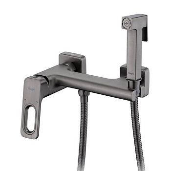 Гигиенический душ со смесителем Raglo R51.51.09, графит