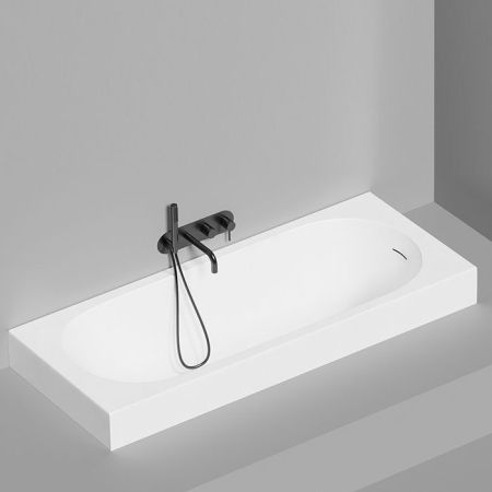 Ванна, Salini, Ornella Kit, ширина, мм-1688, глубина, мм-700, высота, мм-590/610, водоизмещение (л)-240, тип установки-встраиваемый/пристенный, форма-прямоугольная, чаша-овальная, в комплекте-регулируемые ножки до 2 см, сифон, интегрированный слив-перелив, артикул 102423M