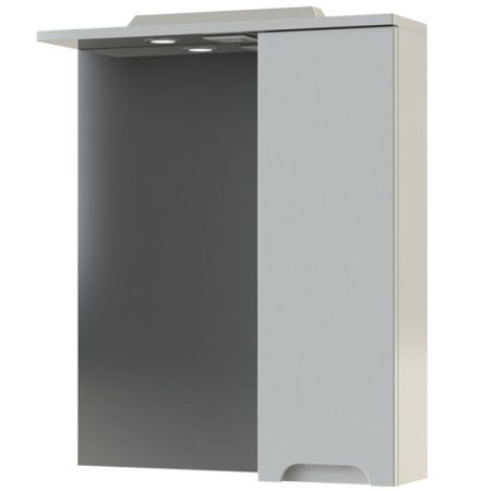 Зеркало со шкафом Orange Рио 60 ZR 60-01R с подсветкой Белый, артикул ZR 60-01R