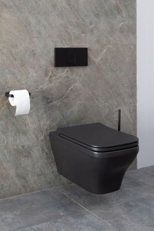 Чаша подвесного унитаза Allen Brau Infinity 4.21011.31 черный матовый, артикул 4.21011.31