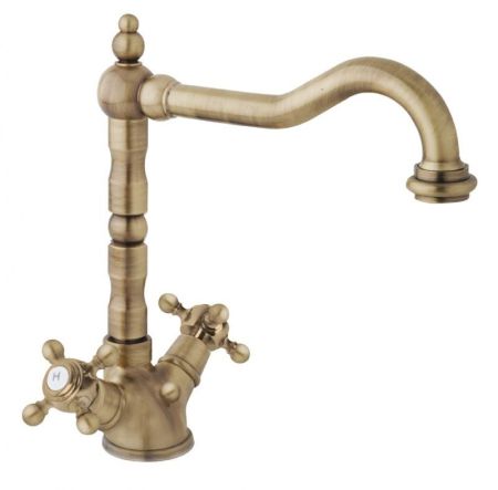 Смеситель для раковины Cezares Golf LS2 03 Золото 24 карат