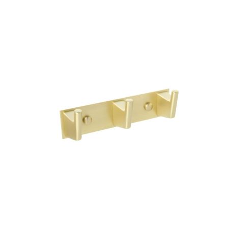 Планка с тремя крючками FIXSEN TREND GOLD FX-99005-3, матовое золото, артикул FX-99005-3
