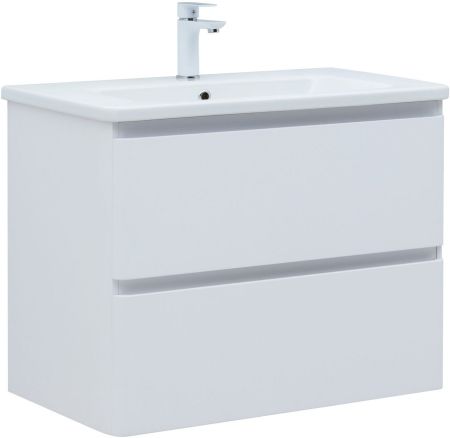 Тумба под раковину Aquanet Эмбер 80 белый матовый, артикул 00330467