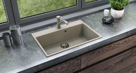 Кухонная мойка Ulgran Quartz Forte 760-03, десерт, артикул Forte 760-03