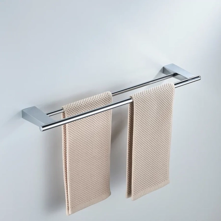 Полотенцедержатель двойной Shevanik SG5727, хром, артикул SG5727