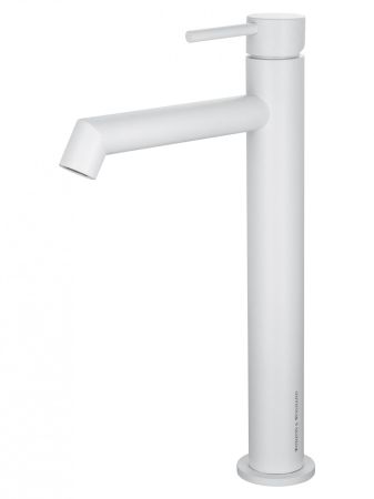 Смеситель для раковины высокий WONZON & WOGHAND, Белый матовый (WW-H1064-MW)