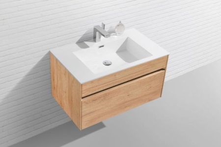 Тумба под раковину Vincea Chiara VMC-1C800YO подвесная Y.Oak, артикул VMC-1C800YO