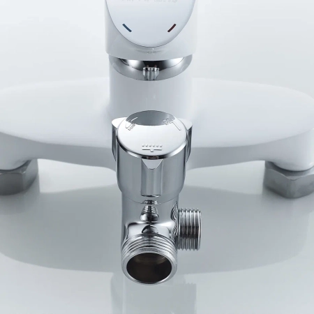 Душевая система Shevanik S9836F, белый/хром