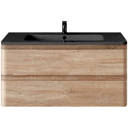 Тумба под раковину Vincea Alba VMC-1A100WO подвесная W.Oak, артикул VMC-1A100WO