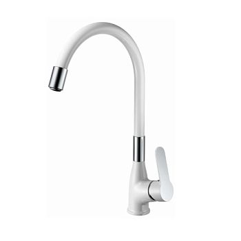 Смеситель для кухни Haiba HB73557-8, белый