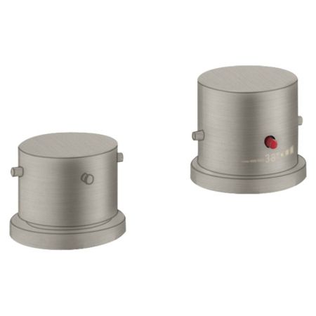 AX Starck Термостат на край ванны , цвет сталь, артикул 10480800