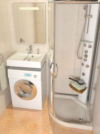 Раковина Altasan Elita 60x50 UPP60s на стиральную машину Белая