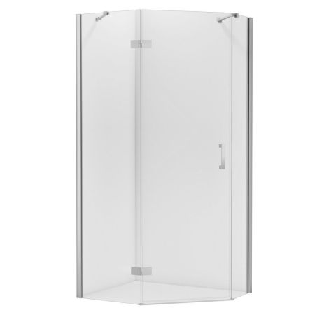 Душевое ограждение NEW TRENDY NEW AZURA L (L) 100x80x195 K-0563 (хром), артикул K-0563