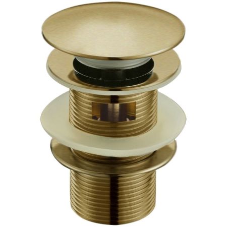 Слив для раковины с переливом, автомат(клик-клак) MEDICI, артикул 610/2