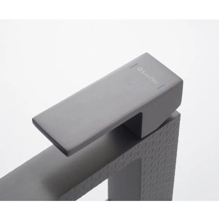 Cмеситель для раковины Knotlor KN-20/GMP, оружейная сталь