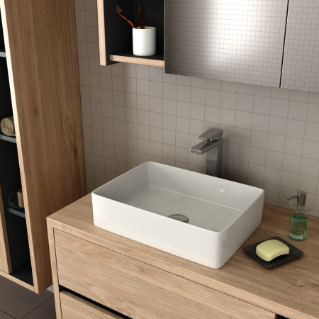 Раковина накладная DK Berlin, 470*360*110мм, белый (DT1431216), артикул DT1431216