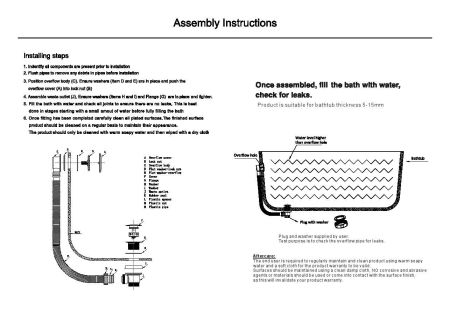 Слив-перелив для ванны Allen Brau Priority 5.31027-00 хром, артикул 5.31027-00