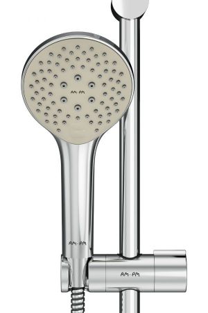 F0190000 Gem душ.комплект: ручн.душ 1 ф-ция d 110 мм, штанга 700, шланг 1 750 мм, хром, шт., артикул F0190000