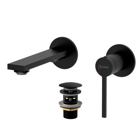 Смеситель Lemark Valday для раковины, встраиваемый (LMF-8133B-BL), артикул LMF-8133B-BL