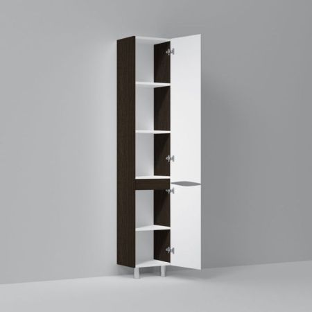 Шкаф пенал AM.PM Like 35 R M80CSR0356VF Белый/венге, артикул M80CSR0356VF