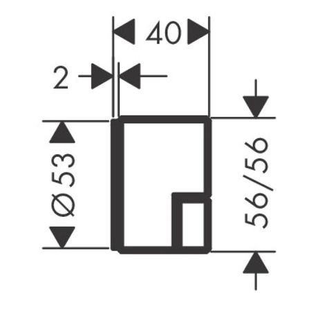 AX  Скрытая часть для запорного вентиля, 52 л/мин, артикул 16973180