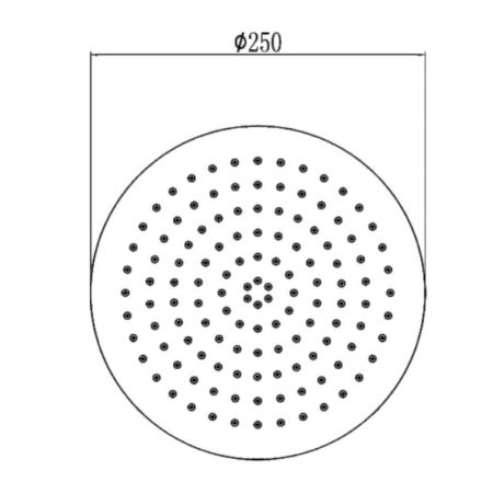 Верхний душ Savol S-YDP02H, черный, артикул S-YDP02H
