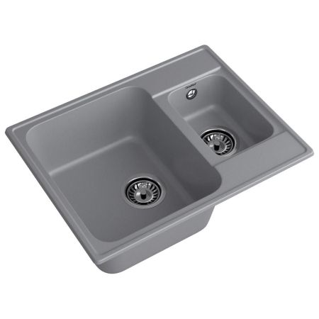 Кухонная мойка GranFest QUARZ 9, темно-серый, артикул 09 темно-серый