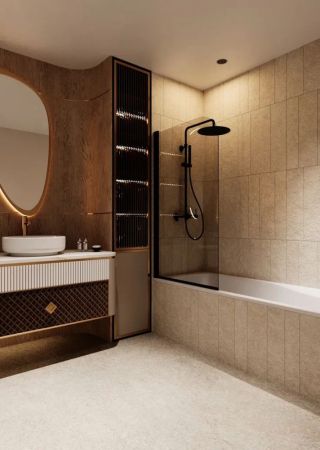 Душевая система Knotlor SS-33/BL, черный, артикул SS-33/BL