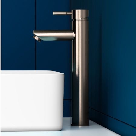 D3002102SS Logic new  смеситель для умывальника из нержавеющей стали Высокий, артикул D3002102SS