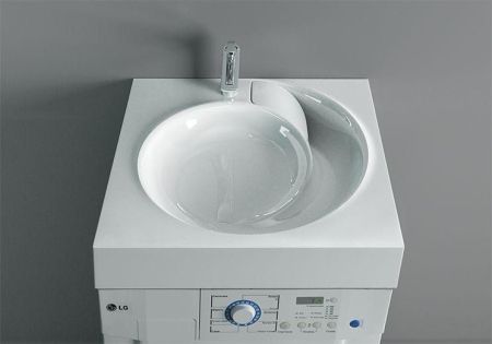 Раковина над стиральной машиной Киото 60*60 с кронштейнами