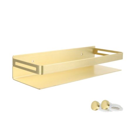 Полка металличеcкая FIXSEN HOTEL FX-31003H, золотой сатин, артикул FX-31003H