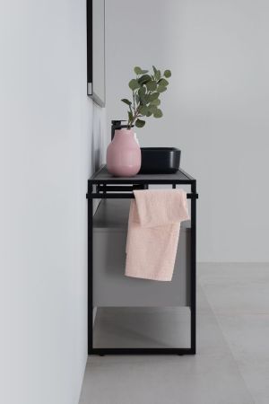 Полотенцедержатель для тумб Allen Brau Priority 1.31007.BB черный браш, артикул 1.31007.BB