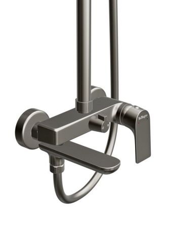 MARINO Душевая стойка со смесителем и изливом, хром MARINO-VSCM-CRM, артикул MARINO-VSCM-CRM