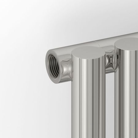 Отопительный радиатор ЭСТЕТ-1 н/ж 500х90 / 2 сек (Матовый чёрный), артикул 31-0301-5002