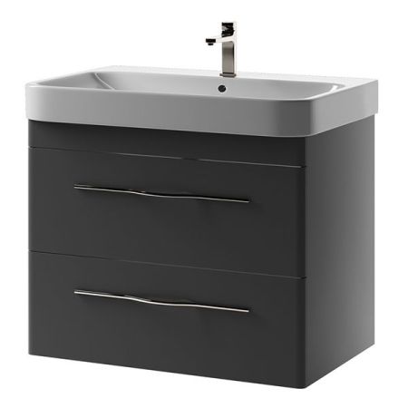 Тумба под раковину Vigo Roberta 80 Графит