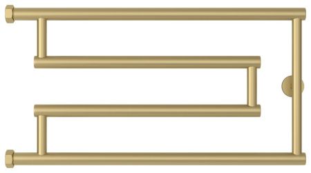 Полотенцесушитель водяной High-Tech model "G+" 320х650 (Матовая шампань)