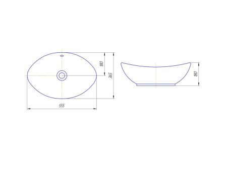 Тумба подвесная "Эвита 60", темно-серая, Гамма 56 / Luna 50