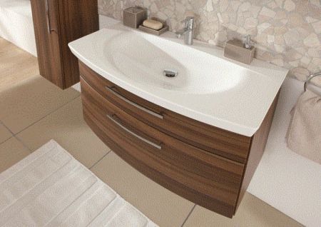 Puris Classic Line, раковина из минерального литья усиленная (EVERMITE) 900 мм, цвет белый, артикул SWM820921