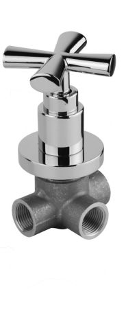 Emmevi Spirit New, встраиваемый дивертер на 3 выхода, цвет хром, цвет хром, артикул 31029/CR