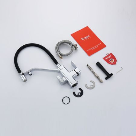 Смеситель для кухни с подключением фильтра Raglo R85.62, хром