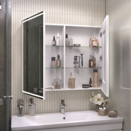 Шкаф VIGO навесной Geometry Classic 1000 с зеркалом (119), артикул 119