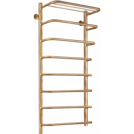 Водяной полотенцесушитель Secado Мерида 2 50х100 с полкой Бронза